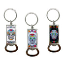 Bonita Home Bottle Opener & Keychain Skull,  Assortment of 3, 3.14"
