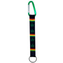 Bonita Home Reggae Cannabis Carabiner Keychain - 8.66in