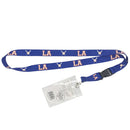 Bonita Home Los Angeles Bats & Ball Lanyard with Badge Holder - 22in
