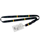 Bonita Home Reggae Cannabis Lanyard with Badge Holder - 22in