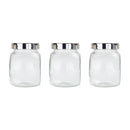 Bonita Home Multi Purpose Glass Jar with Lid, 3ct, 5oz