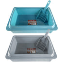 Bonita Pet Cat Litter Box with Scoop - 17.25x12x4 in