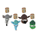 Bonita Pet Rope Toy Asst Animals - 4.9-7in