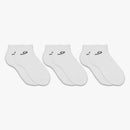 STORYi Men's Low Cut Ankle Socks ? 3 Pairs (One Size Fits Most for Men, White) HO028523