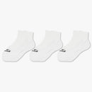 STORYi Unisex Everyday Ankle Socks ? 3 Pairs (One Size Fits Most, White) HO028554