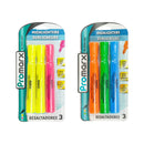 Promarx Highlighters 3ct Assorted Colors