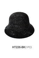 Rhinestone Bucket Hat HT226 (1PC)