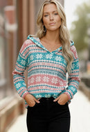 Frosted Cheer Deep V Hoodie (Open Pack)