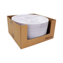 Bonita Home Melamine White 4-Section Round Tray 13.24in