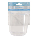 Cali-Home Tall Bin-Suction Cup Clear 3x2.25x3.50in