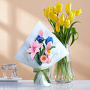 Hands Craft | Pink & Blue Flower Bouquet Mix
