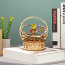 3D Wooden Puzzle Music Box | Starry Night