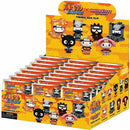 Hello Kitty + Naruto 3D Foam Keyring Bag-24pcs PDQ