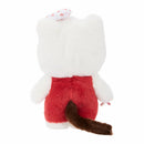 Hello Kitty x Monchhichi with Gingham Checkered Bib & Pacifier Plush Doll