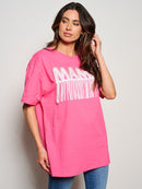 WOMEN'S SHORT SLEEVE MAMA GRAPHIC TOP