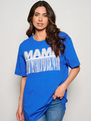 WOMEN'S SHORT SLEEVE MAMA GRAPHIC TOP