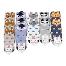 Women's Cute Animal Cartoon Socks SS3517-1 (12PC)