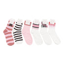 Women's Cute Pink Pattern Socks SS3316-2 (12PC)