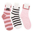 Women's Cute Pink Pattern Socks SS3316-2 (12PC)