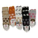 Women's Cute Cat Paw Cartoon Socks SS3517-3. (12PC)