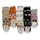 Women's Cute Cat Paw Cartoon Socks SS3517-3 (12PC)