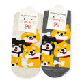 Women's Cute Shiba Dog Cartoon Socks SS3517-2. (12PC)