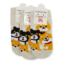 Women's Cute Shiba Dog Cartoon Socks SS3517-2 (12PC)