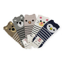 Women's Cute Animal Cartoon Ear Point Socks SS3208-100 (12PC)