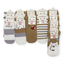Women's Cute Cartoon Bear Socks SS3208-99 (12PC)