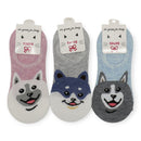 Women's Cute Shiba Dog Cartoon Fake Socks SS3208-107 (12PC)