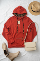 Plus Rust Animal Hoodie