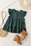 Green Animal Tiered Top