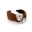 Pearl Decor Knot Headband HB2417-41 (12PC)