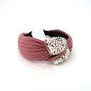 Pearl Decor Knot Headband HB2417-41 (12PC)