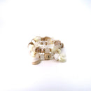 Letter N Flower Charm Ball Bracelet BR2221-27 (12PC)