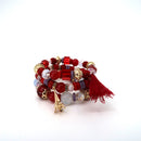 Eiffel Tower Charm Ball Bracelet BR2521-45 (12PC)