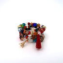 Eiffel Tower Charm Ball Bracelet BR2521-45 (12PC)