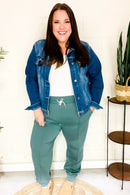 Ash Jade Knit Front Seam Sweatpants (Open Pack)