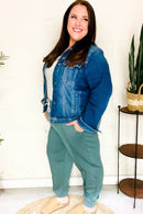 Ash Jade Knit Front Seam Sweatpants (Open Pack)
