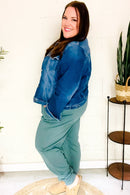 Ash Jade Knit Front Seam Sweatpants (Open Pack)