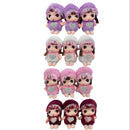 Fairy Plush Stone Key Chain TY612-9 (12PC)