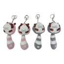 Raccoon Plush Stone  Key Chain TY612-10 (12PC)