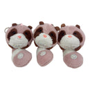 Raccoon Plush Stone  Key Chain TY612-10 (12PC)