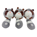 Raccoon Plush Stone  Key Chain TY612-10 (12PC)