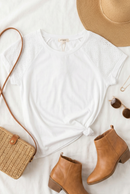 Ivory Eyelet Sleeve Top