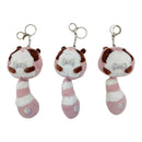 Raccoon Plush Stone  Key Chain TY612-10 (12PC)