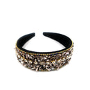 Color Stone Decor Headband HB21029-21 (12PC)
