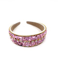 Color Stone Decor Headband HB21029-21 (12PC)