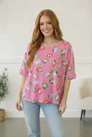 Animal Print Design Top