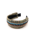 Boho Raffia Pearl Decor Headband HB2417-25 (12PC)